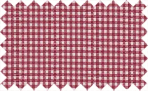 Fire Brick mini Checks, 100% Polyester