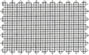 Black Textured Tattersall Checks, 100% Cotton- Thick Fabric