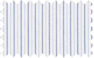 Casper Blue/White Stripes, 2Ply Cotton/Polyester Blends - Lustrous soft surface