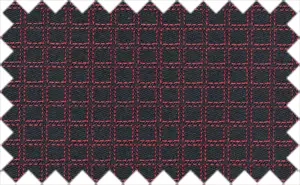 Blush Red/Black Checks, Soft and light weight polyester/wool blends fabric.