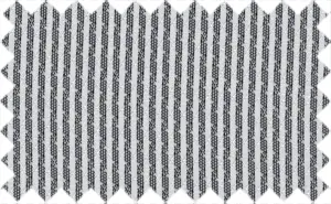 Dark Gray Textured Stripes, 100% Polyester