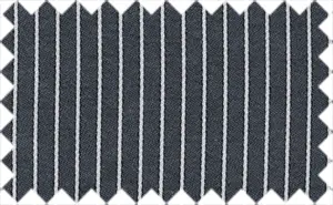 River Bed Black/White Stripes, 100% Polyester
