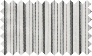 Black/Pale White Stripes, Cotton/ Polyester Blends