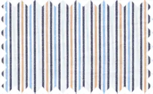 Black/Light Sky Blue/Gold Sand Stripes, 100% Cotton