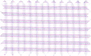 Medium Orchid/Ultramine Blue Plaids, 2Ply Cotton - Wrinkles easily