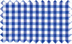 Egyptian Blue/White Gingham Checks, 100% Cotton