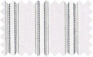 Blue/White Pinpoint Stripes, 100% Cotton