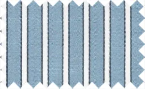 Air Force Blue/Navy Blue/White Stripes, 100% Cotton