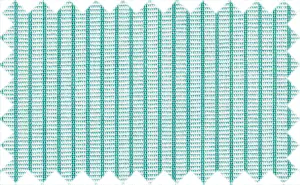 Teal Stripes, 100% Cotton