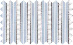 Perano Blue/White/Black Stripes, 100% Cotton