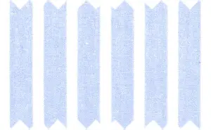 Pale Cornflower Blue/White Awning Stripes, 100% Cotton
