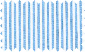 Cornflower Blue/White Stripes, 100% Cotton