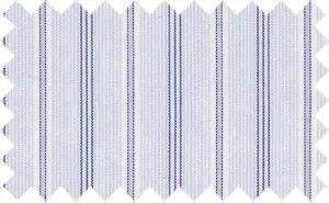 Midnight Blue/Echo Blue/White Stripes, 100% Cotton