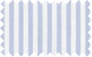 Light Steel Blue/White Awning Stripes, 100% Cotton