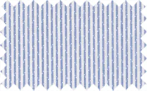Cerulean Blue/White Stripes, 100% Cotton