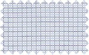 Midnight Blue/Pale Cornflower Blue/White Tiny Tattersall Checks, 100% Cotton