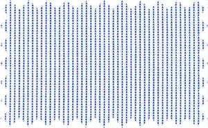 MidnightBlue/White Stripes, 2Ply 100% Cotton