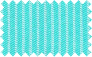 Bright Turquoise/White Stripes, 100% Cotton