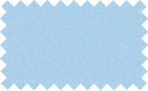 Pale Cornflower Blue 2Ply, 2Ply Cotton/Polyester Blends. The fabric has subtle diagonal twill like lines