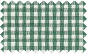 Kaitoke Green/White Checks, Cotton/Polyester Blends
