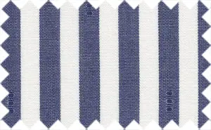Midnight Blue/White Stripes, 100% Cotton