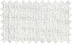 White on White Textured Stripes, Cotton/Polyester Blends