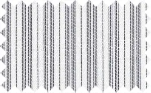 Black/Pale White Stripes, Cotton/Polyester Blends