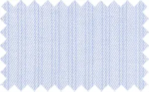 Pale Cornflower Blue/White Stripes, Cotton/Polyester Blends
