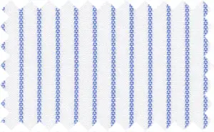 Jordy Blue/White Textured Stripes, 100% Cotton