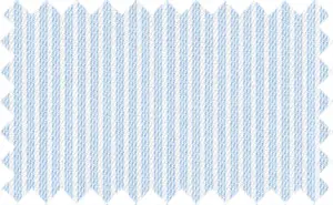 Pale Cornflower Blue/White 2Ply Stripes, 2Ply 100% Cotton