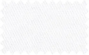 White Textured, Cotton/Polyester Blends