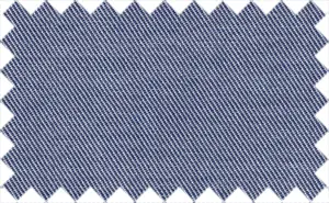 Midnight Express/White, Cotton/Polyester Blends - Denim like twill lines