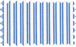 Royal Blue/White Stripes, 100% Cotton