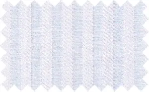White on White Stripes, 100% Cotton with little shine.