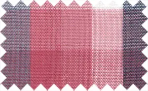 Midnight Blue/Tea Rose Red/Gray/White Checks, 100% Cotton breathable double fabric, good for summer casual shirts.