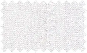 White on White 2Ply Textured Stripes, The distance between textured stripes is 2 1/2 inches (6.5 cm). The fabric is thick and has lustrous surface.