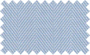 Pale Cornflower Blue/White 2Ply Herringbone, 2Ply 100% Cotton