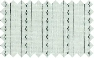 Aqua Squeeze/Black Textured Stripes, 100% Cotton