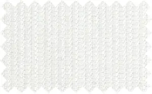 White on White Textured Stripes, Cotton/Polyester Blends