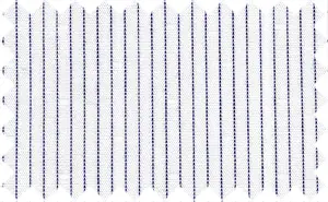 Navy Blue/White Stripes, 100% Cotton