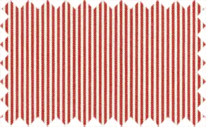 Dark Red/White Stripes, 100% Cotton