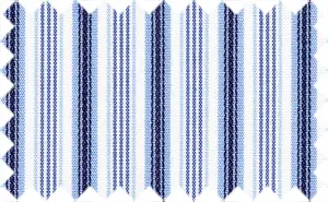 Midnight Blue/Jordy Blue/Pattens Blue/White 2Ply Stripes, 2Ply 100% Cotton