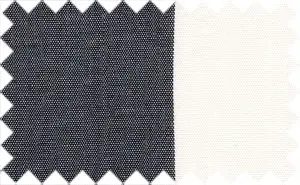 Black/White Pinpoint Wide Linen Stripes, 100% Linen. The fabric is thin (somewhat see-through) and airy. The repeating stripes distance is 2 1/2 inches (1 1/4