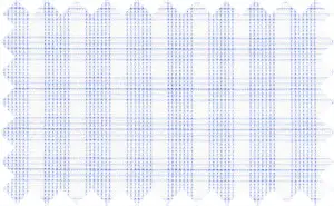 Jordy Blue/White 2Ply Checks, 2Ply 100% Cotton