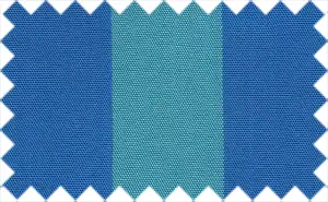 Royal Blue/Turquoise Wide Linen Stripes, 100% Flax Linen