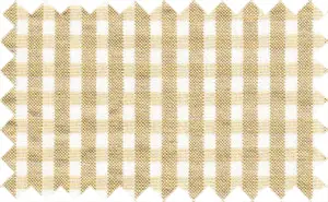 Tan/White Searsucker/Crepe Gingham Checks, 100% Cotton