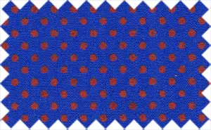 Milano Red/Persian Blue Polka Dots, 100% Polyester