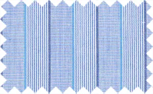 Midnight Blue/Sky Blue/Cerulean Blue/White Stripes, 100% Cotton