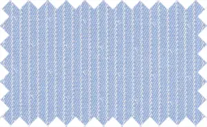 Cornflower Blue/White textured stripes, 2Ply 100% Cotton