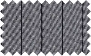 Dark Gray/Black Stretchable Stripes, 65% cotton 35% polyester - Breathable fabric with soft feel